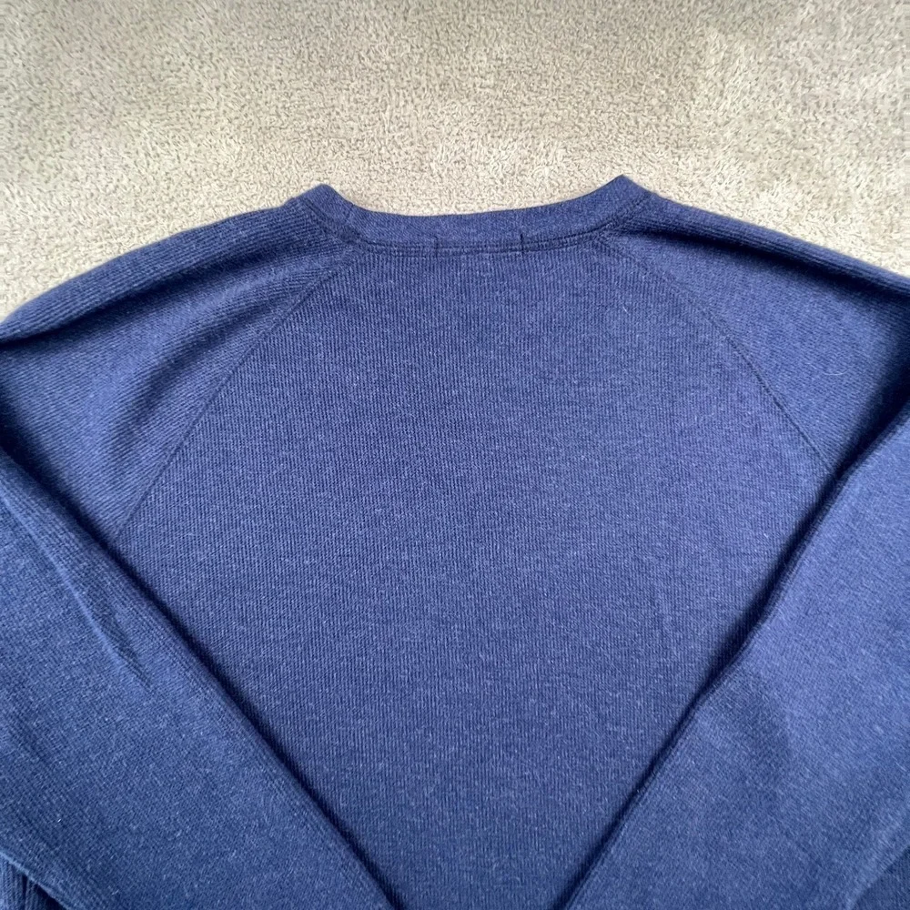 Banana Republic Sweater Mens‎ XL Blue Crewneck Cotton Blend Casual Basic Elegant